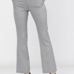 Tokyo Talkies Women Straight Fit Pleated Trousers image 1