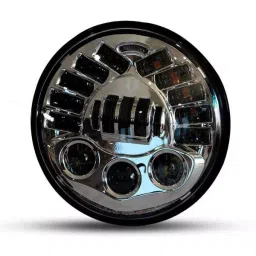 AllExtreme EXT7S1P 19 LED Headlight with Hi Low Beam & Amber Turn Signal Indicator (75 W,White)-picture-30