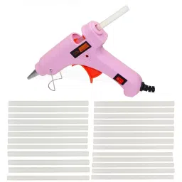 Fadman 20 W Mini Glue Gun with 25 Sticks Standard Temperature Pink 7 mm Stick Dia., 25PEENKEE-20VWT25STX-picture-21