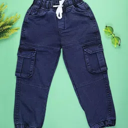 V-Mart Boys Regular Fit Mid-Rise Stretchable Cargo Styles Jeans-picture-14