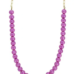AKSHARA Girls Pink Synthetic Handcrafted Necklace-picture-12
