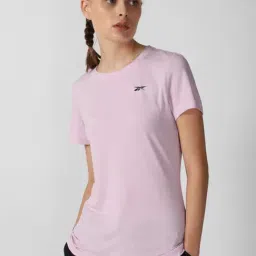 Reebok Pink Slim Fit Sports T-Shirt-picture-14