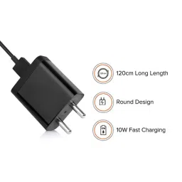 xiaomi Mi 2A Fast Charger with Cable (Black) image 4