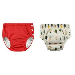 Chinmay Kids Reusable Swim Diaper Pants Pack of 2 Soft Adjustable and Leak-Proof Unisex Swimming Pool Wear for Infant Boys and Girls-image-79