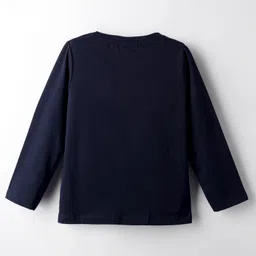 Lazy Bones Sinker Knit Full Sleeves T-Shirt With Butterfly Print - Black image 2