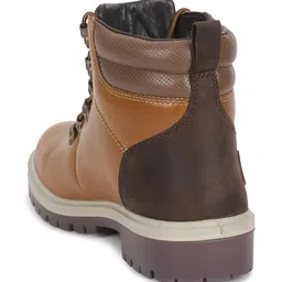 Woodland Men Leather Round Toe Regular Boots image 4