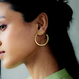 Canoopi Circular Half Hoop Earrings image 2