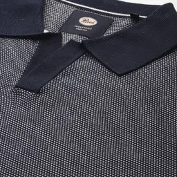 Petrol Men Polo Collar Pure Cotton Knitted T-shirt image 2