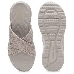 Red Tape Women's Beige Cross Strap Sandals image 4