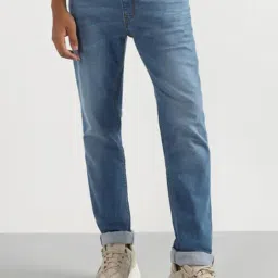 Lee Blue Cotton Slim Fit Jeans-picture-35