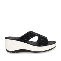 Catwalk Women's Black Casual Wedges-image-87