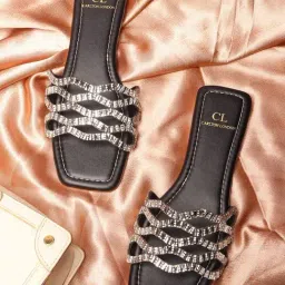 Carlton London Women's Black Casual Sandals-picture-17