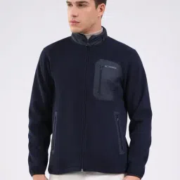 Monte Carlo Navy Blue Regular Fit Solid Full Sleeves Sweatshirt-picture-38