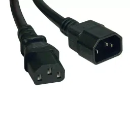 LOTA Heavy-Duty C13 to C14 Power Extension Cord Black 1.5 m Supports Upto 10 A 250 V, MST-1265-LT image 3
