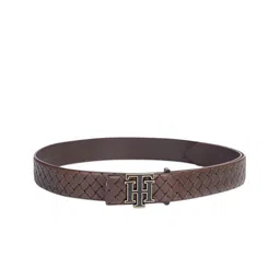 Tommy Hilfiger Men Textured Leather Belt-image-67