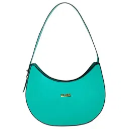 KLEIO Green Textured Medium Hobo Shoulder Bag-picture-11