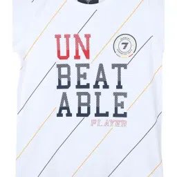 Monte Carlo Kids White Printed T-Shirt image 3