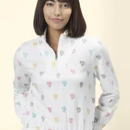 People by Pantaloons Off-White Cotton Printed Sweatshirt-picture-13