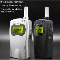 KERRO Alcohol Breath Analyser Tester with 5 Point Memory Function, 0.05 BAC Maximum Capacity and 0.5 Readability, AT-570 image 2
