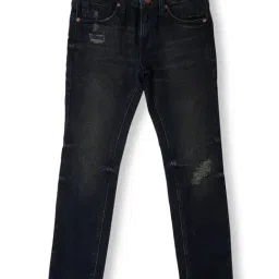 Pepe Jeans Kids Dark Blue Distressed Jeans-picture-13