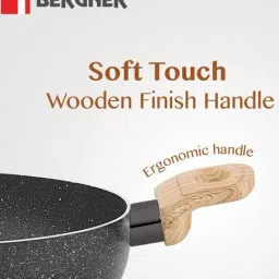 Bergner Black Aluminium Non-Stick Induction Bottom Cookware Set - Set of 4 (5200 ml) image 4