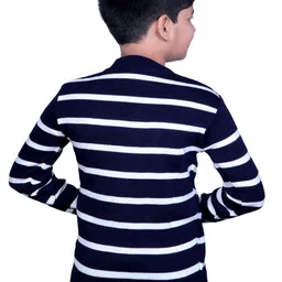 Litton Boys Striped Woollen Pullover image 4