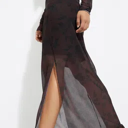 max Printed A-Line Maxi Skirts image 2