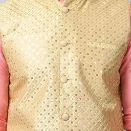 B BEN Men Pink Kurta Sets image 4