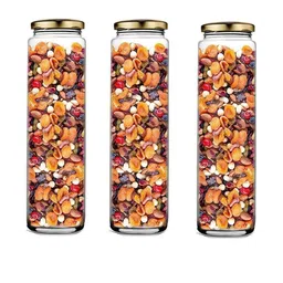 SOMIL Set Of Transparent Glass Water Bottle image 5