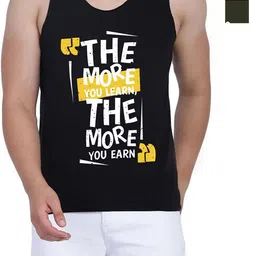 WOOSTRO Men Pack Of 2 Typography Printed Round Neck Cotton Slim Fit T-shirts-image-98