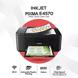 Canon PIXMA E4570 All-in-One Wi-Fi Ink Efficient Color Printer image 2