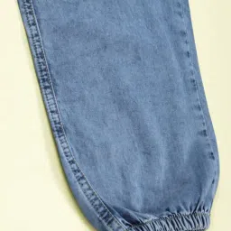 Kiddopanti Boys Light Blue Denim Regular Fit Jeans image 4