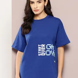 Kook N Keech Oversized Graphic Printed T-shirt-image-38