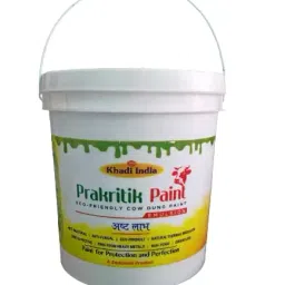 khadi india Khadi Prakritik Paint - Exterior EmuLion - Bright White - 4L image 1