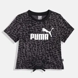 Puma Girls Printed Pure Cotton Top-image-17