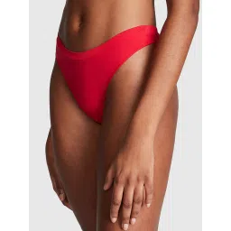 victoria's secret intimates Victoria's Secret PINK Seamless High-Leg Thong Panty Red image 1
