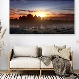 DEKORSTATION Blue Nature Wall Paintings With Frame-image-92