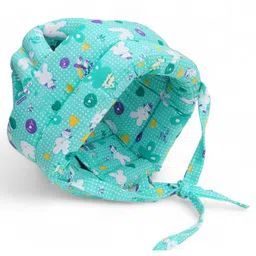 VOIDROP Baby Safety Cotton Helmet Toddler Head Protection Head Cushion Breathable Helmet - Bunny Print (Green)-picture-37