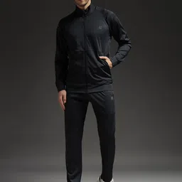 FCK GOLD Men Mock Collar Mid-Rise Track Pants-image-36