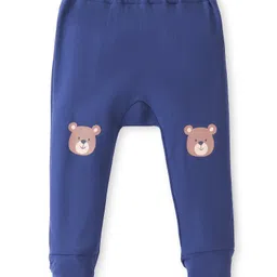 Babyoye 100% Cotton with Eco- Jiva Finish Teddy Printed Bootie Pants Pack of 2 - Multicolour image 2