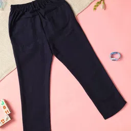 Cutiekins Woven Solid Trousers - Navy Blue image 4