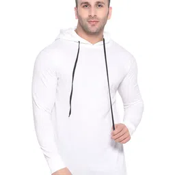 Blisstone Hooded New Basics Cotton Slim Fit T-shirt-image-17