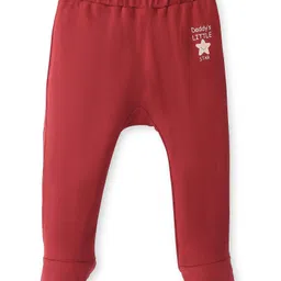 Babyoye 100% Cotton with Eco- Jiva Finish Teddy Printed Bootie Pants Pack of 2 - Multicolour image 4