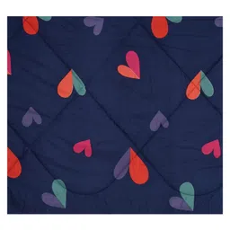 RRC Super Soft Brushed Microfiber Cotton Double Comforter - Blue image 5