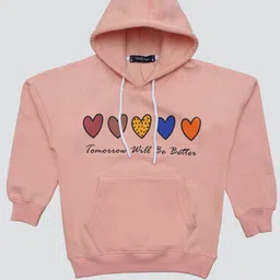 White Snow Girls Printed Sweatshirt-image-54