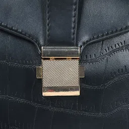 PELLE LUXUR Women Textured Structured Sling Bag image 4