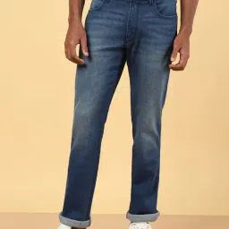 Wrangler Blue Straight Fit Jeans-picture-25