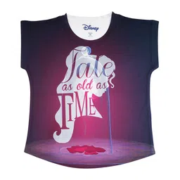 Disney by Wear Your Mind Girls Purple Printed Top-picture-42
