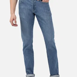 Passion Men Clean Look Mid Rise Stretchable Cotton Jeans-image-7