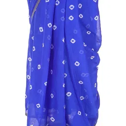 DURGA EMPORIO Bandhani Zari Pure Chiffon Bandhani Saree image 2